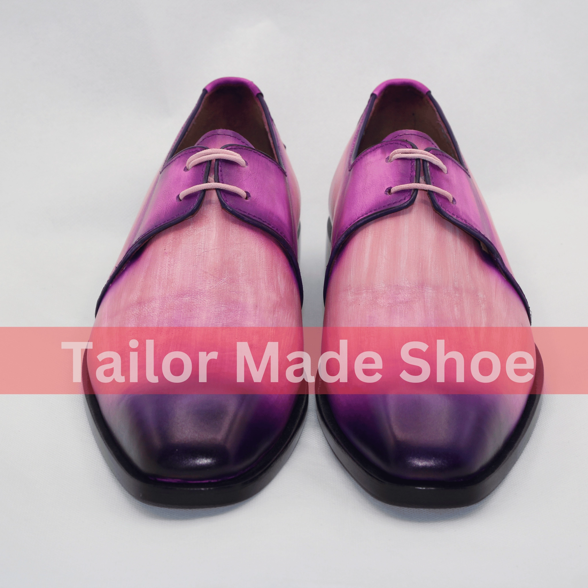 Walmart Steel Toe Work Boots Artisan Hand-Dyed Leather Shoes - Stylish Ombre Finish for Men Premium Quality Purple Oxfords - Modern Elegance Redefined