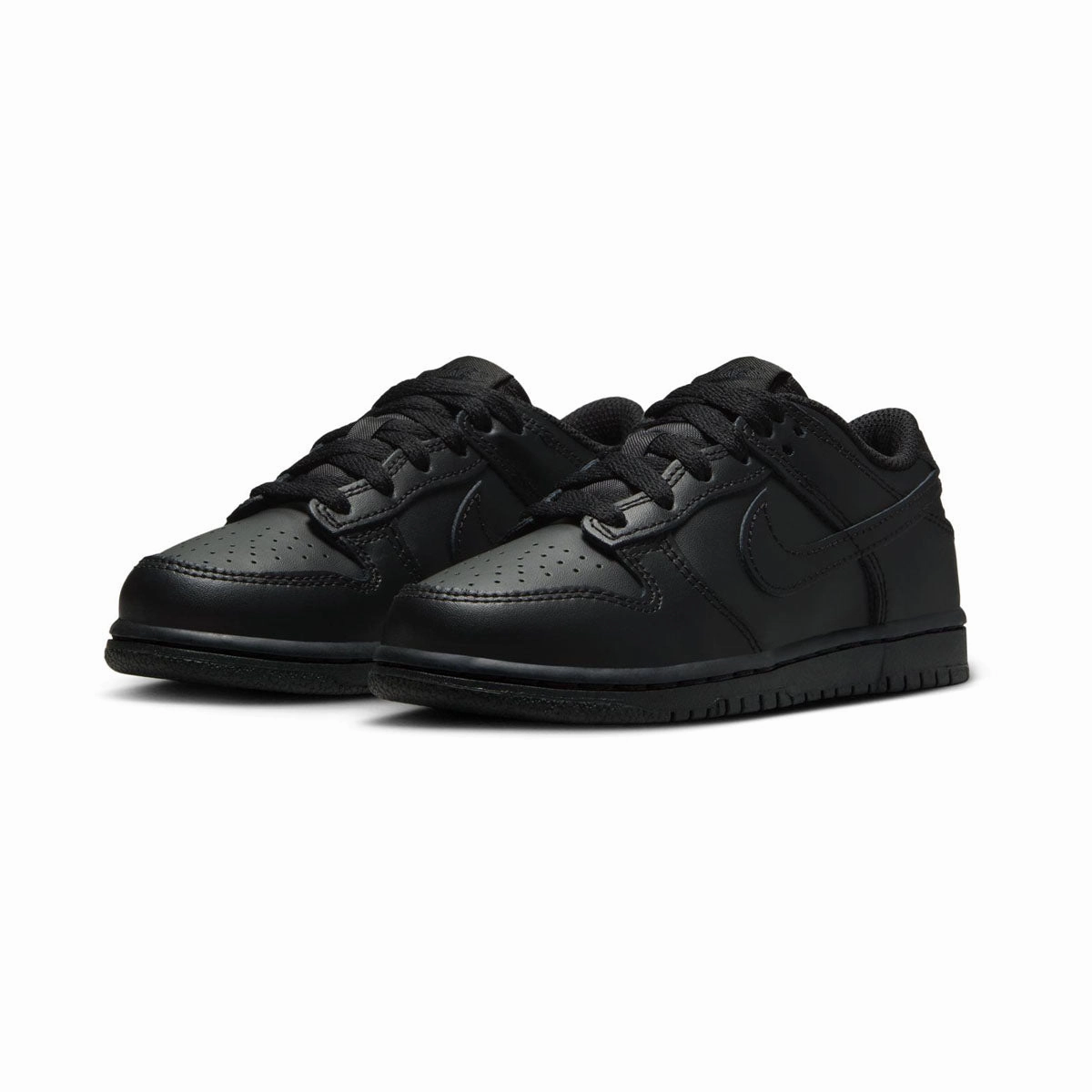 Nike Dunk Low 'Triple Black' Little Kids' Shoes Asics Tennis Shoes Court Ff 3