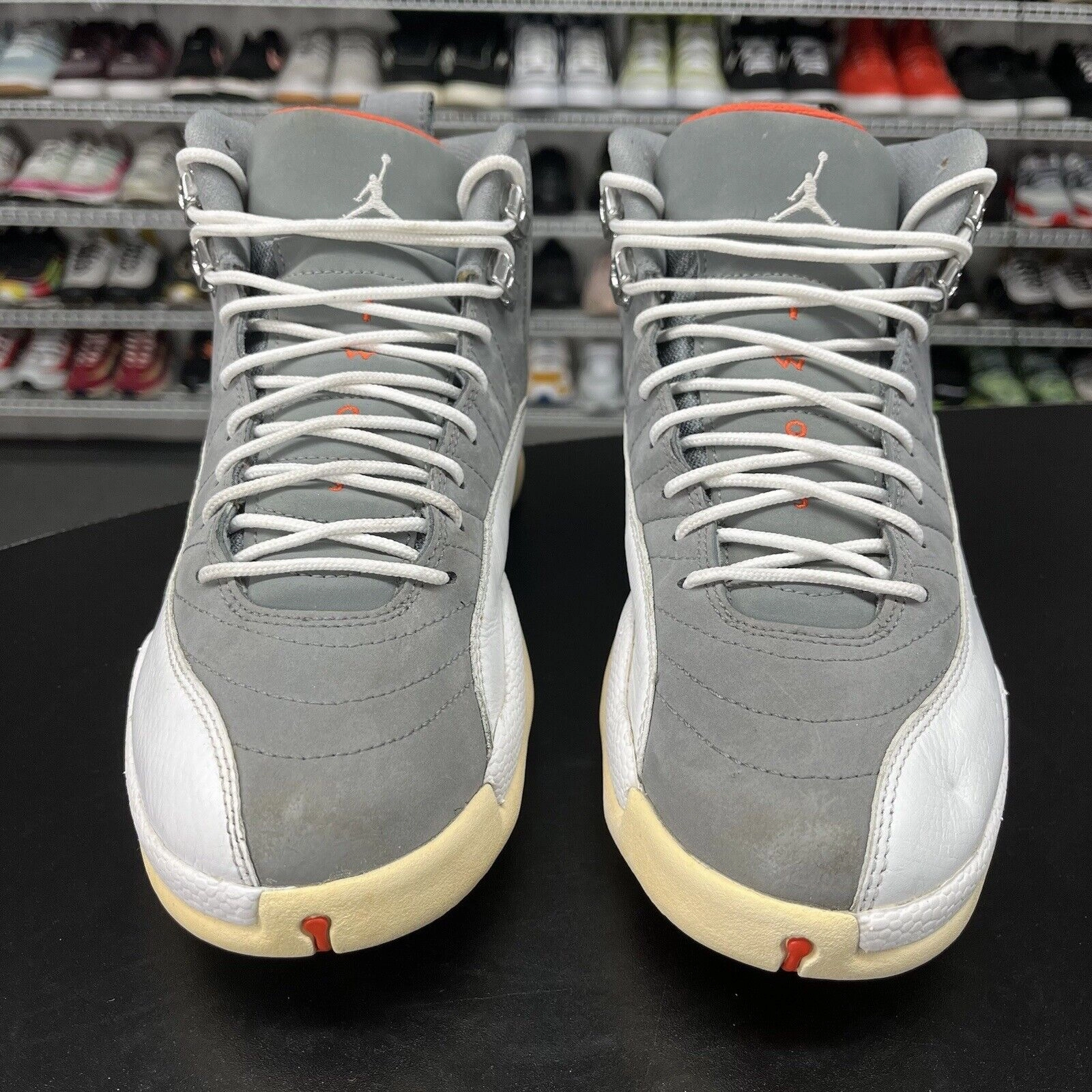 Nike Air Jordan Retro 12 Cool Grey 130690-012 Mens Size 8 Asics Trail Running Shoes Wide