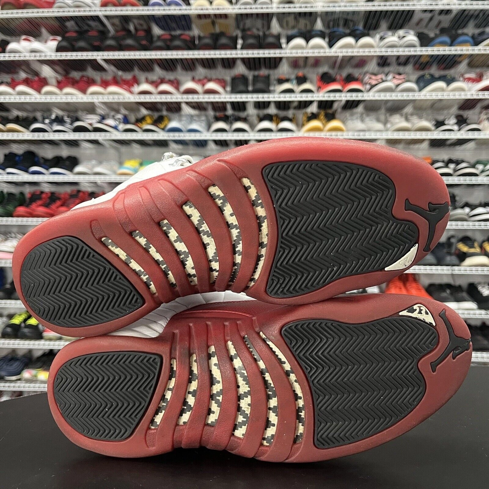 Nike Air Jordan 12 Retro OG Cherry 2009 130690-110 Men's Size 12 Asics Gel Kayano Best Running Shoe