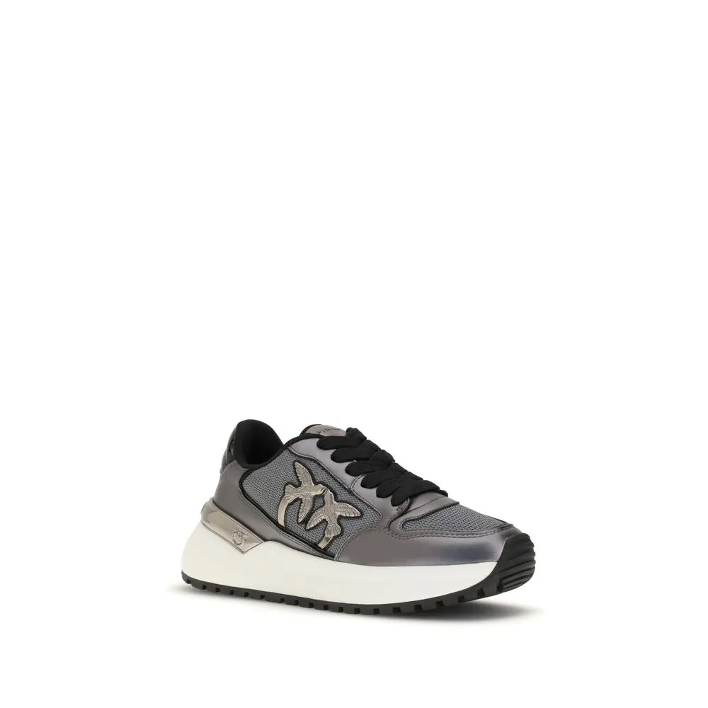 Kohls Flats Shoes PINKO Gray Fabric Low Top Sneakers