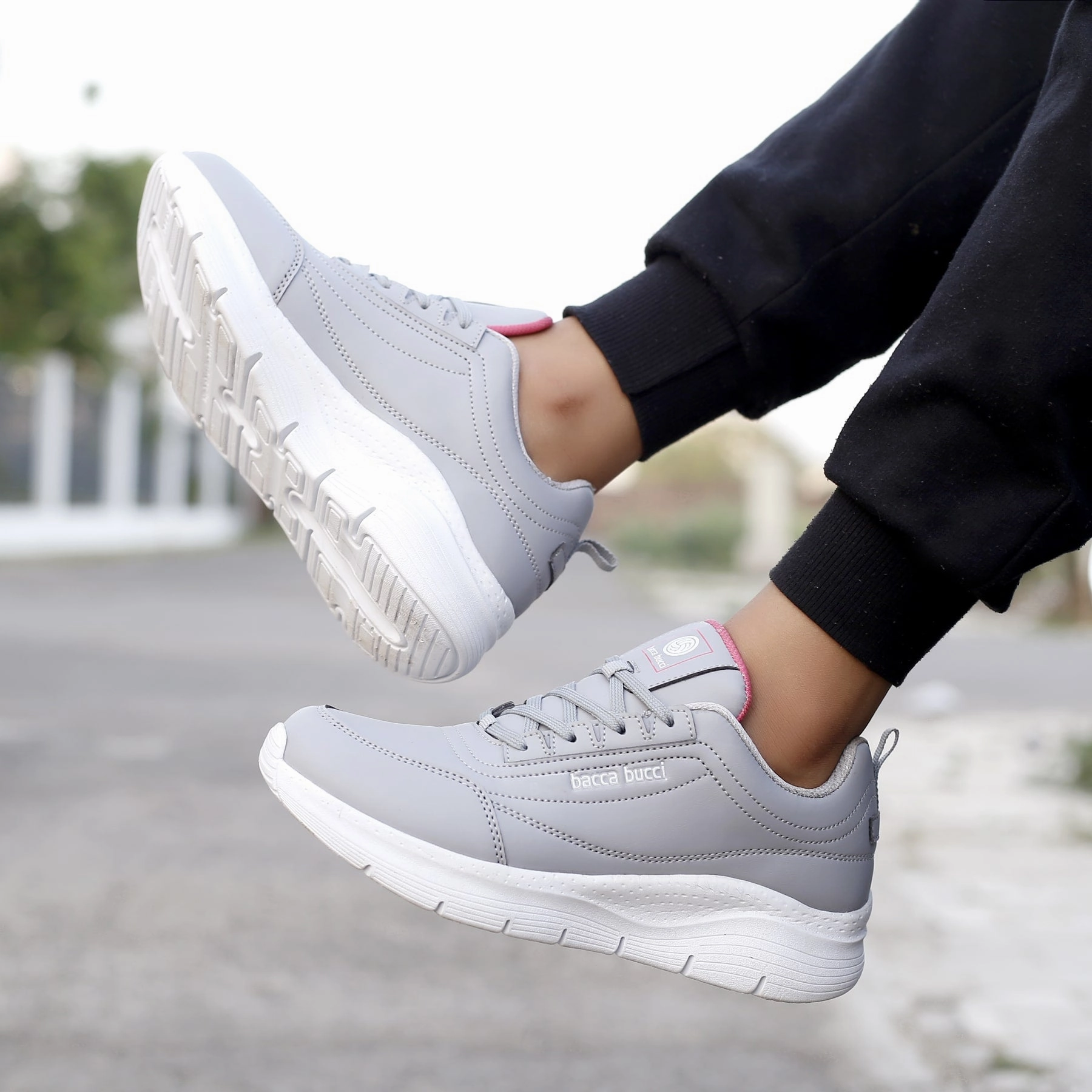 Bacca Bucci AFTERBURN Women Chunky Sneakers | Casual Fashion Lightweight Sole Platform Shoes Non Slip Casual Shoes