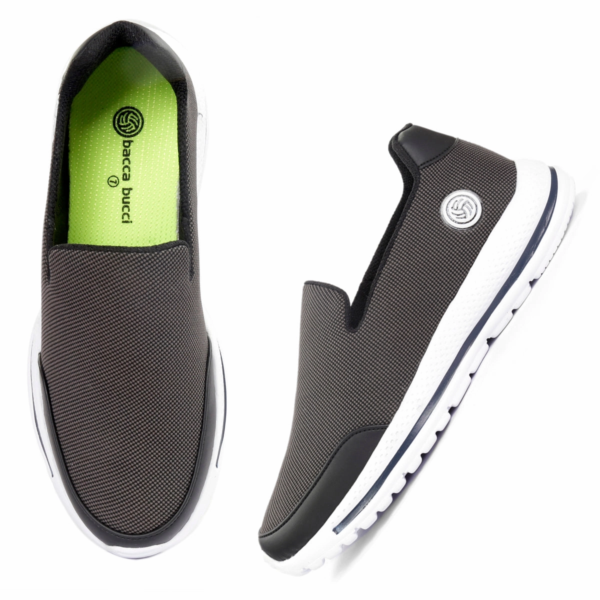 Bacca Bucci Men's Comfortable Lightweight Walking Shoes Casual Chelsea Shoes