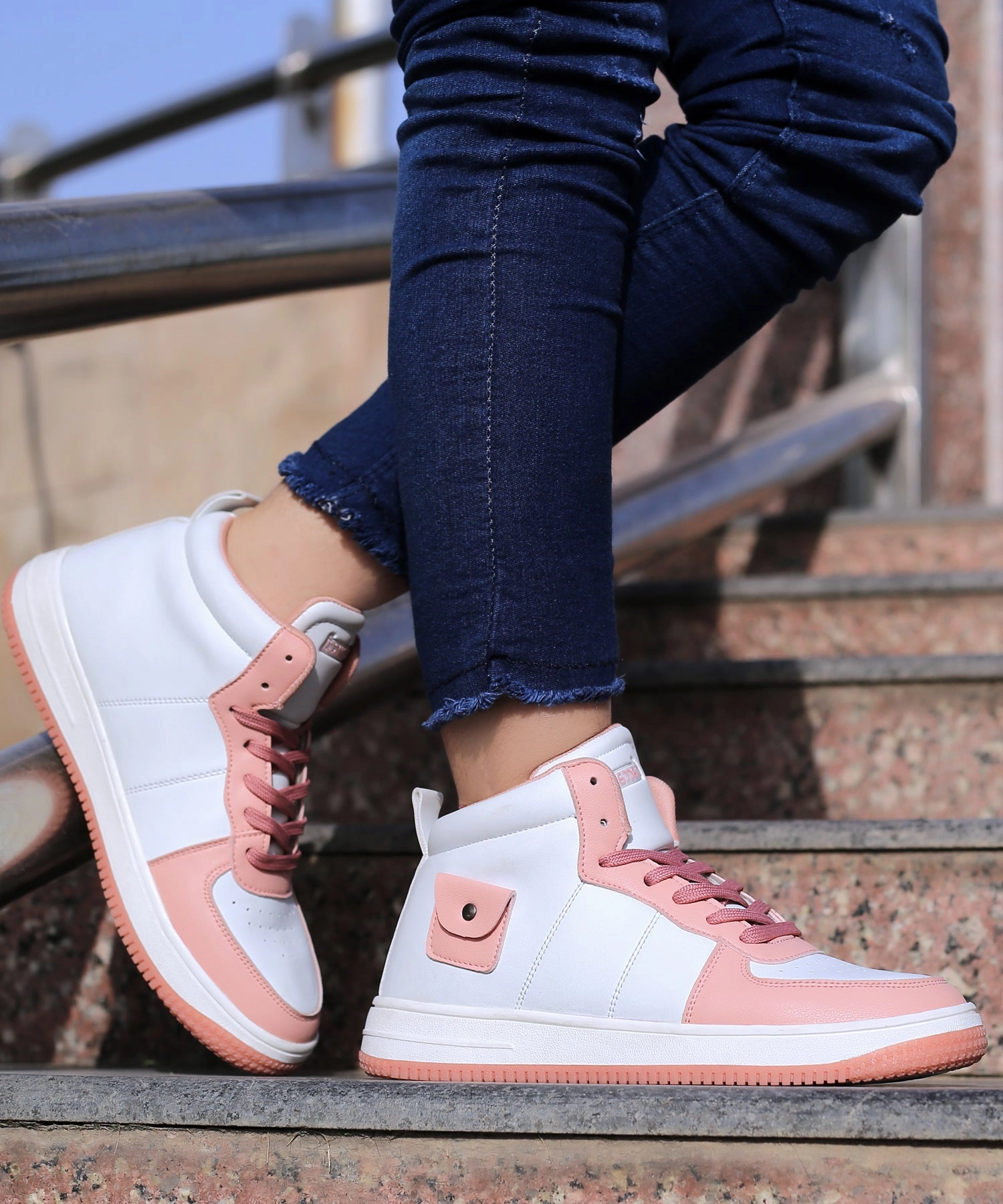 Bacca Bucci STELLAR Mid-Top Fashion Women's Sneakers Best Pregnancy Sneakers