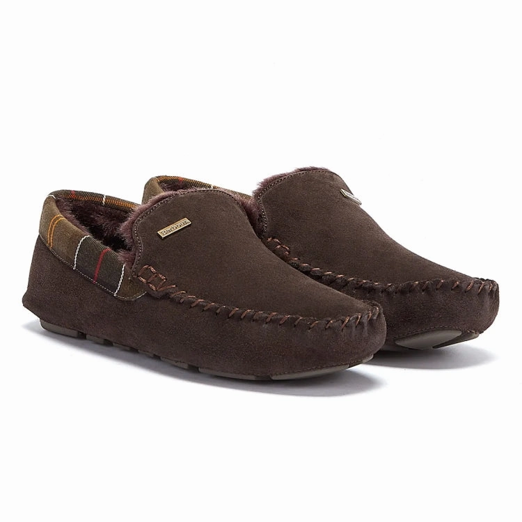 Outdoor Indoor Slippers Barbour Monty Slippers - Brown