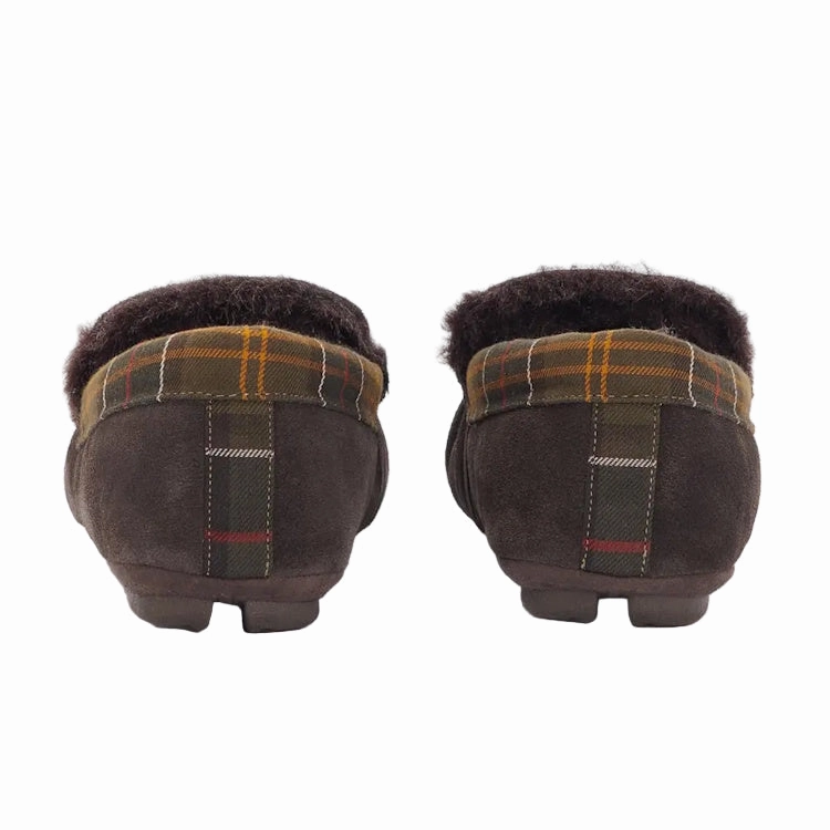 Barbour Monty Slippers - Brown Custom Hotel Slippers