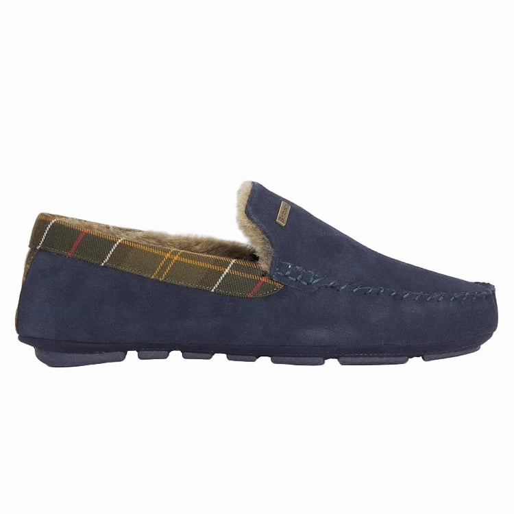 Barbour Monty Slippers - Navy Suede Lusso Slippers