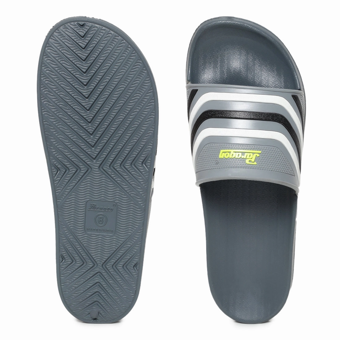 Flip Flops For Pronated Feet Paragon K10903G Men Casual Sliders | Stylish Trendy Lightweight Slides | Casual & Comfortable Slippers | Everyday Use