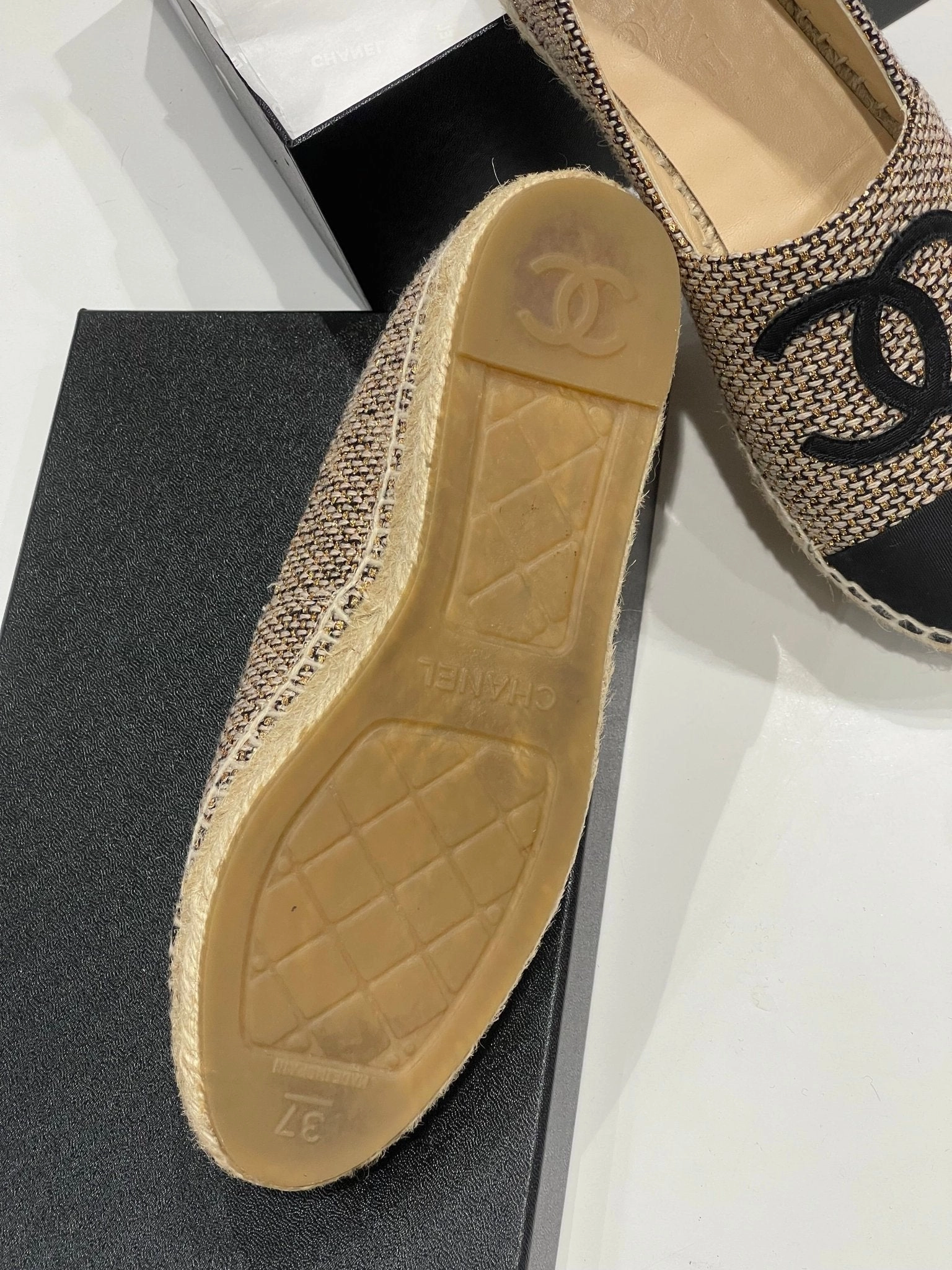 Chanel - Espadrilles T37 Prada Espadrilles Wedges