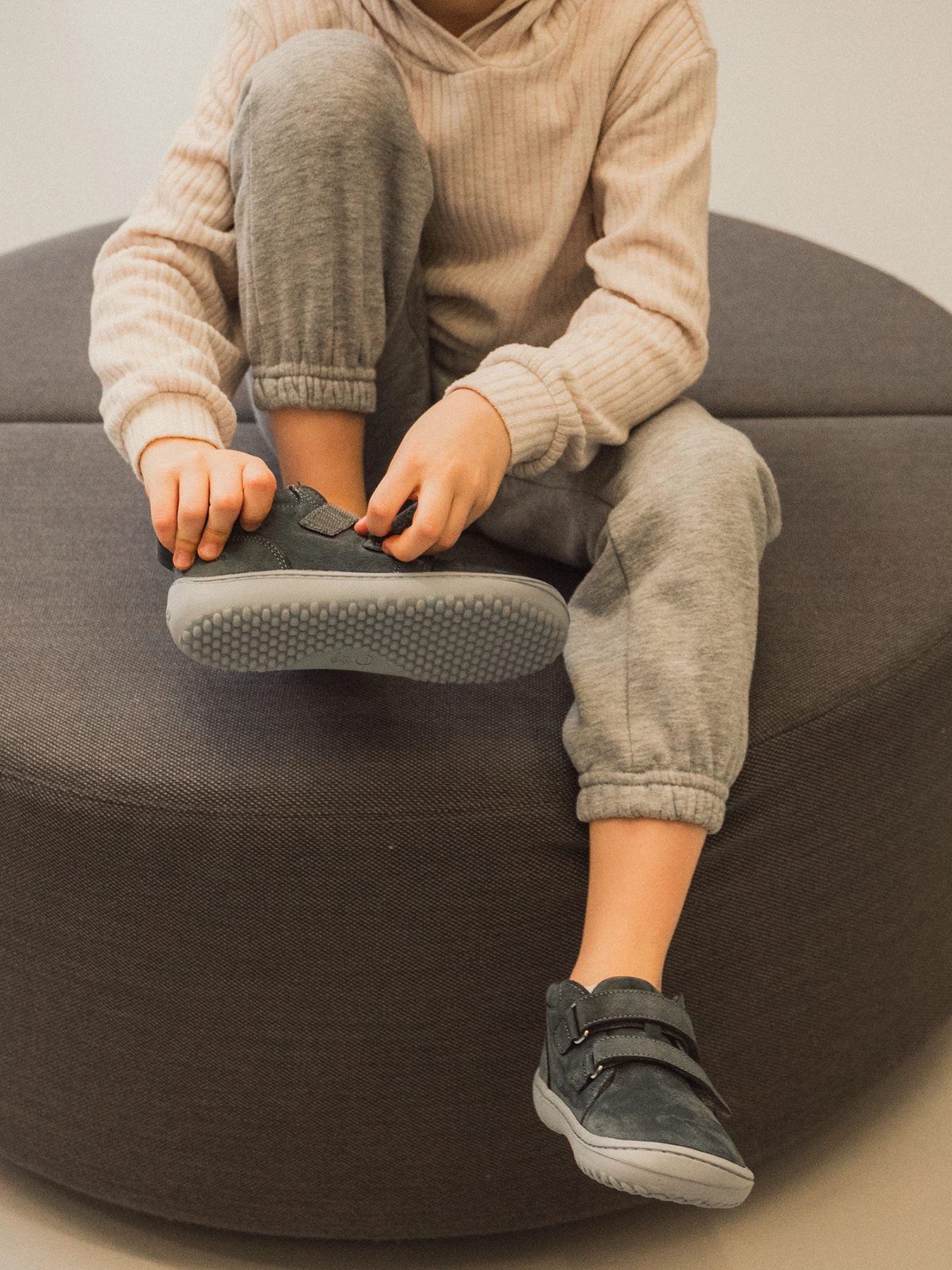 Multipitch Climbing Shoes Kids barefoot Be Lenka Play - Dark Grey