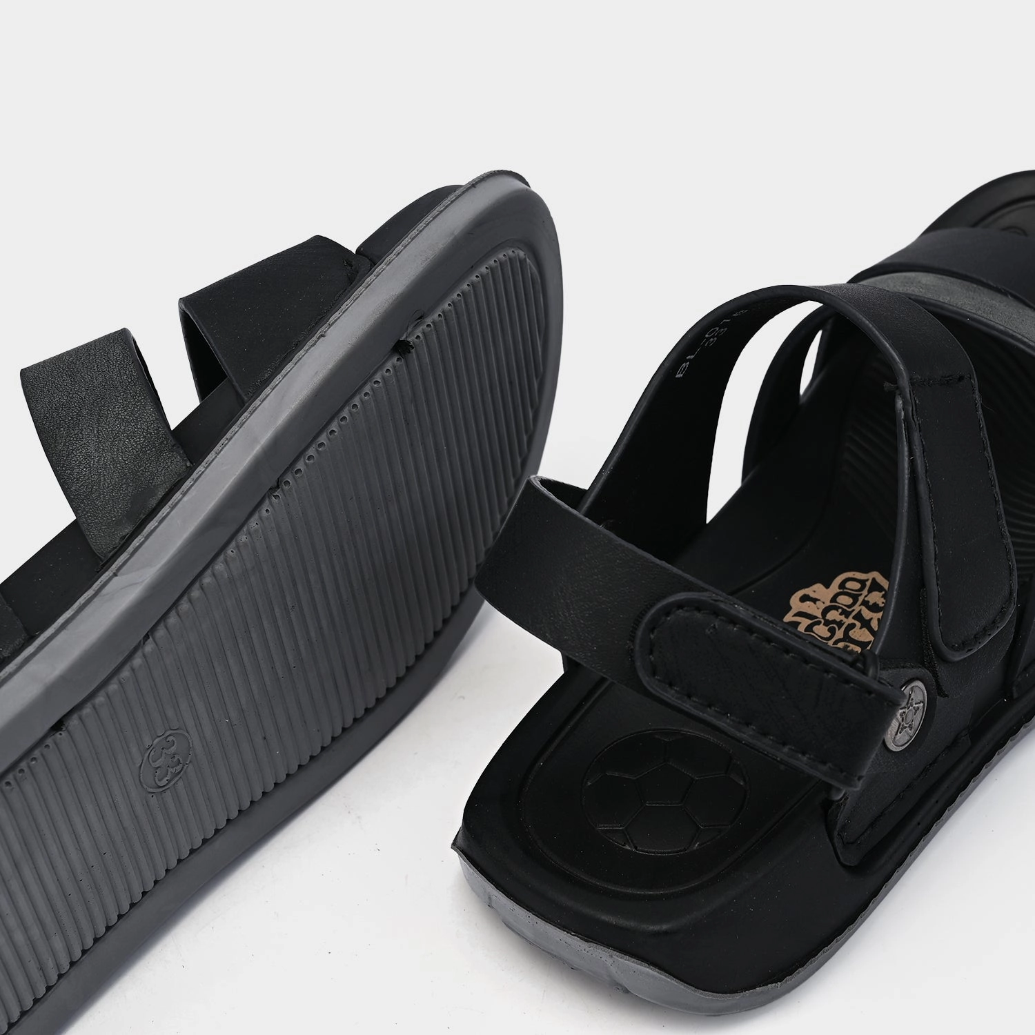 Bertuchi Sandals Boys Sandal P-09-BLACK