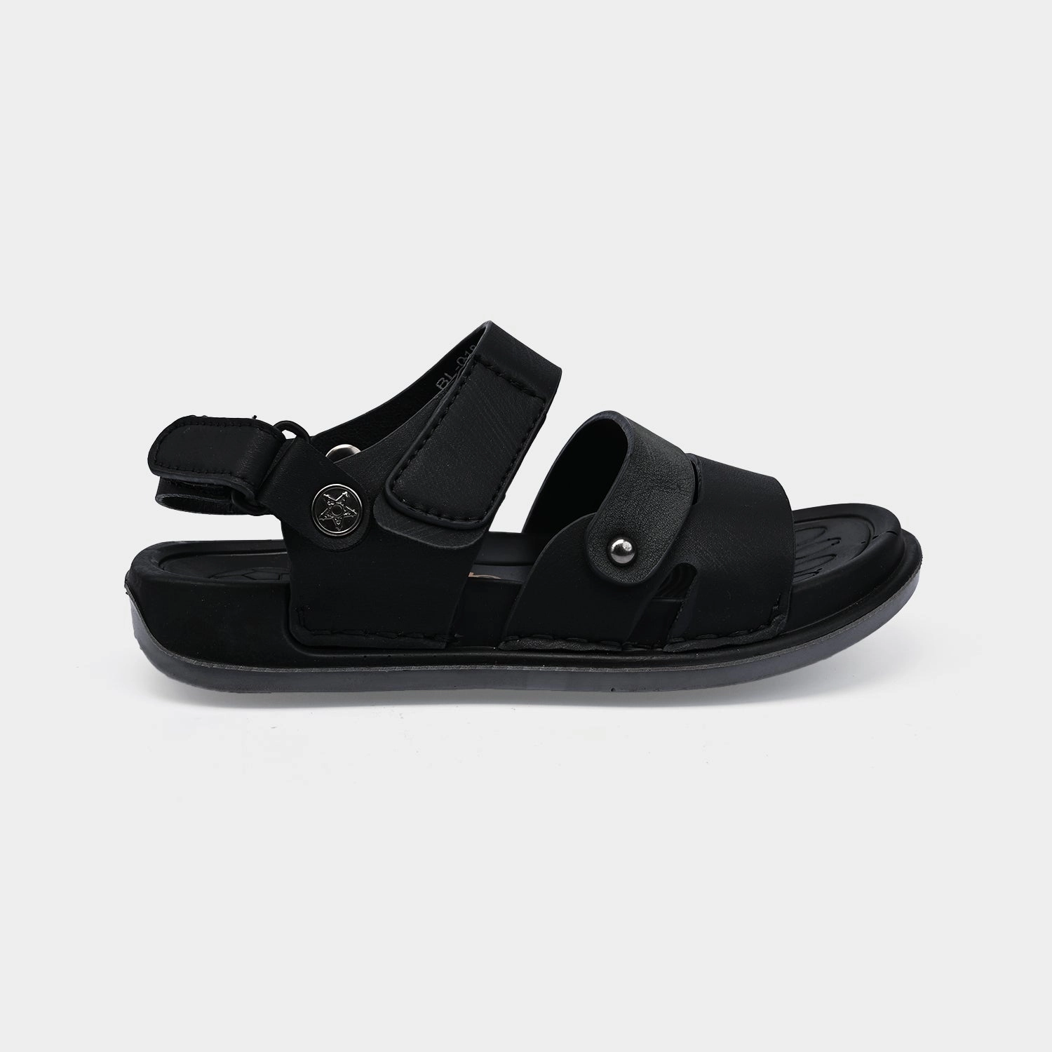 Boys Sandal P-09-BLACK Comfortable Strappy Sandals
