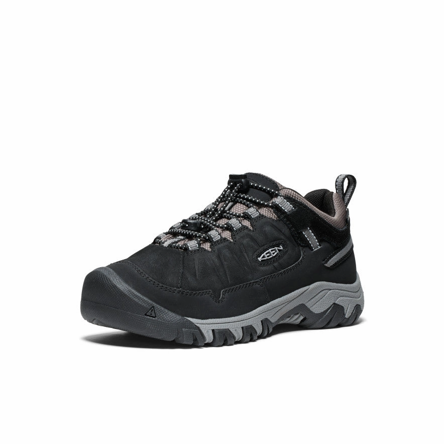 Big Kids' Targhee IV Waterproof Hiking Shoe  |  Black/Steel Grey Street Climbing