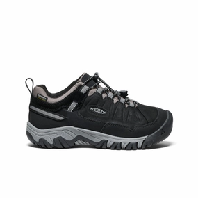 Hiking Shoes Price Philippines Big Kids' Targhee IV Waterproof Hiking Shoe  |  Black/Steel Grey