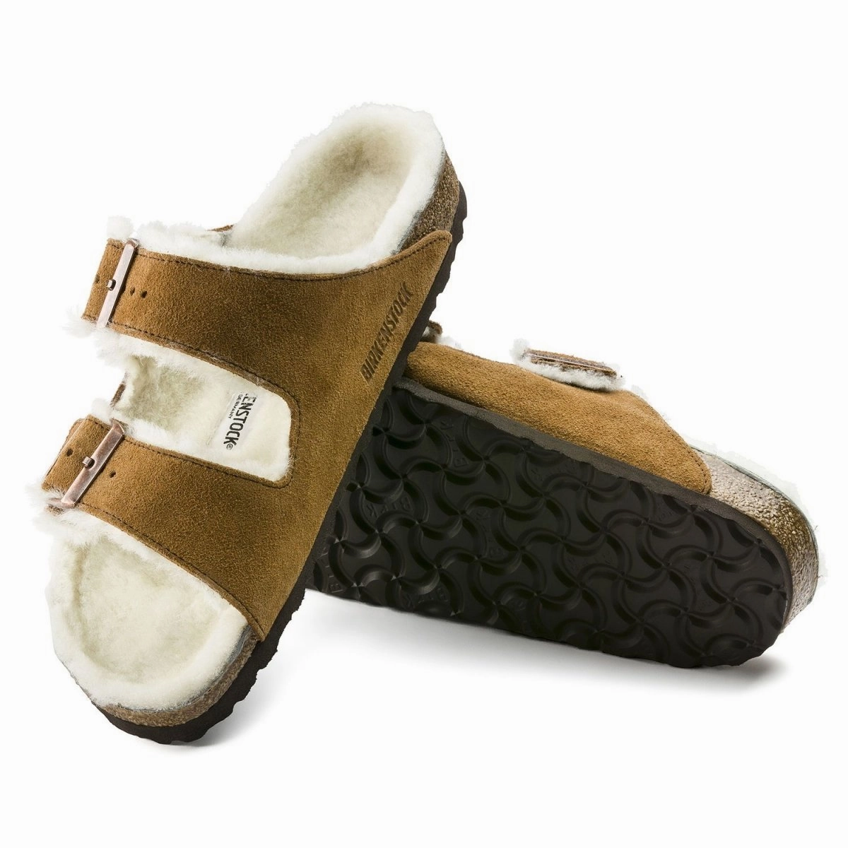 Patagonia Flat Shoes Birkenstock Women's Arizona Shearling Mink