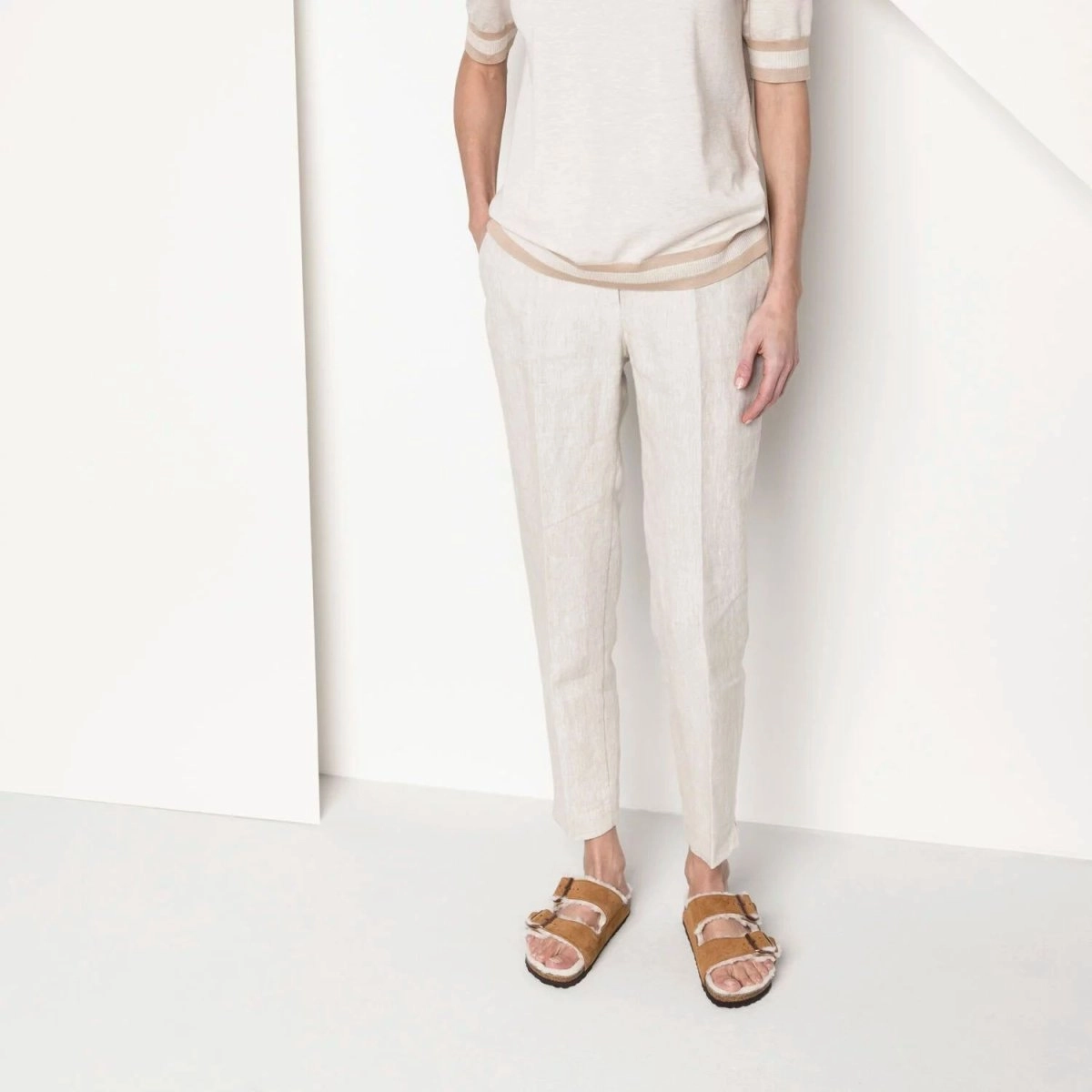 Birkenstock Women's Arizona Shearling Mink Best Work Shoes For Flat Feet And Overpronation