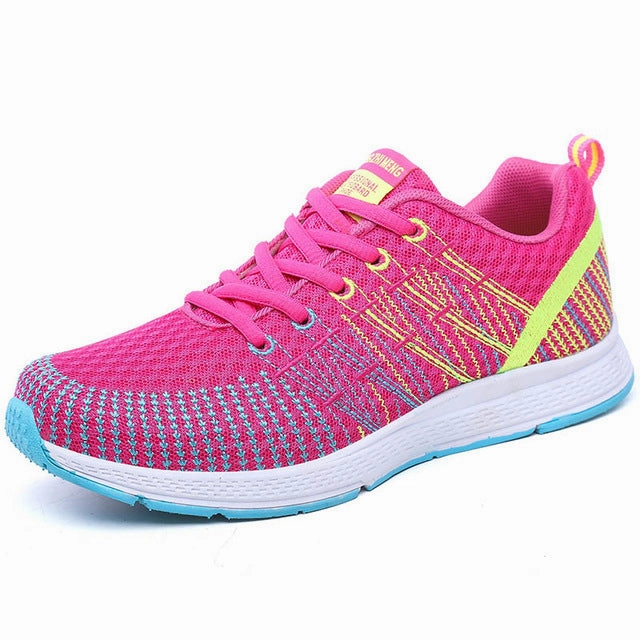 Bjakin Women's Sneakers Breathable Cushioning Women Running Shoes Breathable Wave Sports Shoes for Jogging Walking Female
