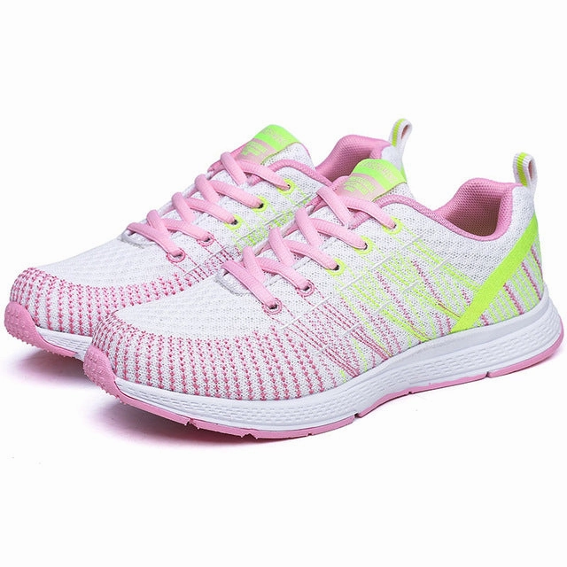 Bjakin Women's Sneakers Breathable Cushioning Women Running Shoes Breathable Wave Sports Shoes for Jogging Walking Female