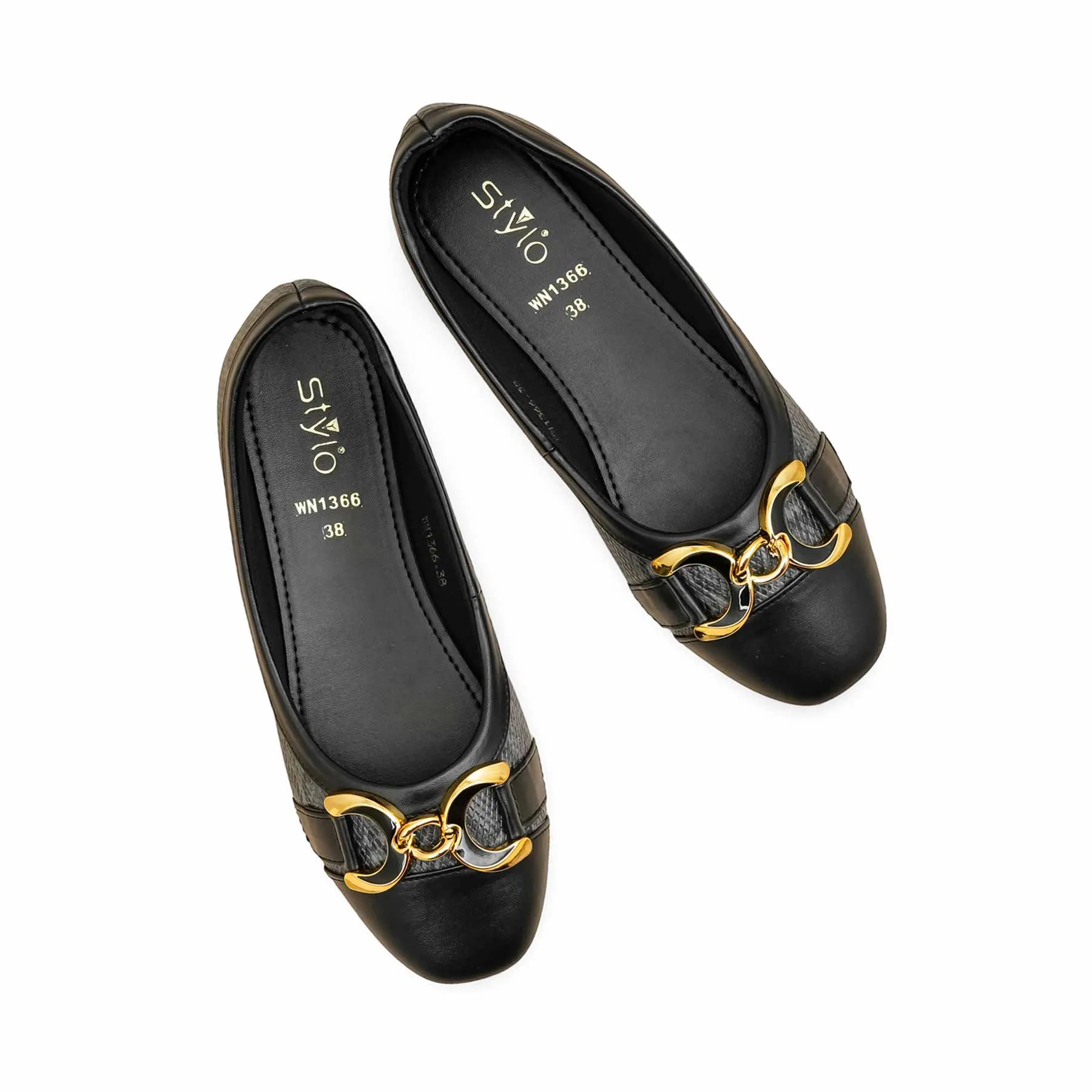 Black Pumps For Ladies WN1366 Tieks Flat Shoes