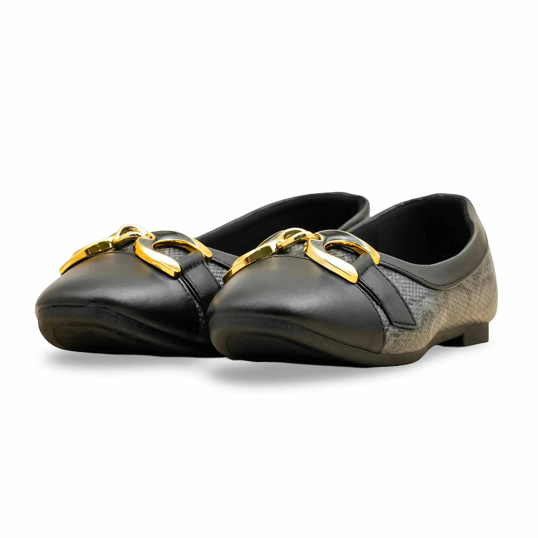 Flat Slingback Shoes Uk Black Pumps For Ladies WN1366