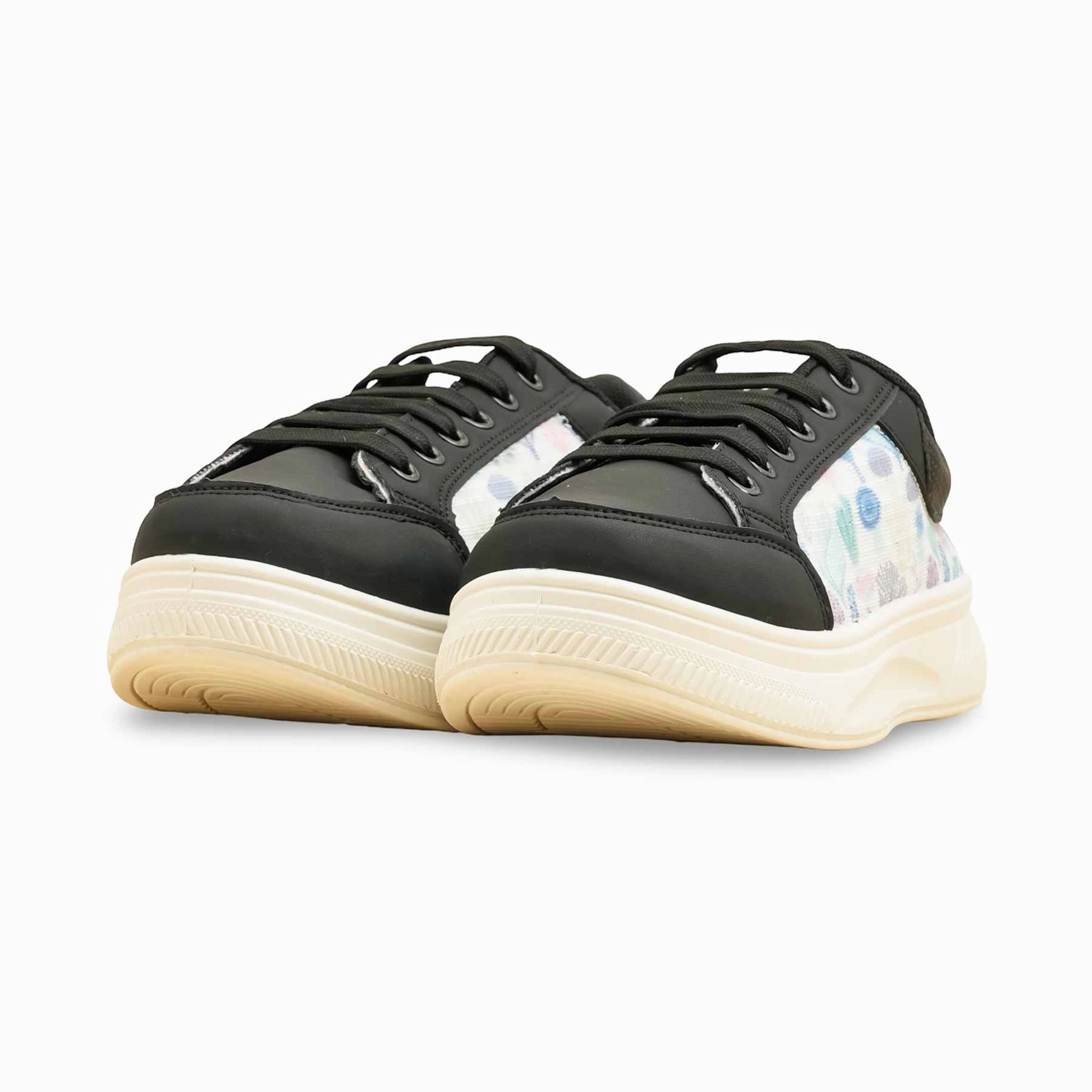 Black Casual Sneaker For Women AT7409 Casual Dockers Shoes
