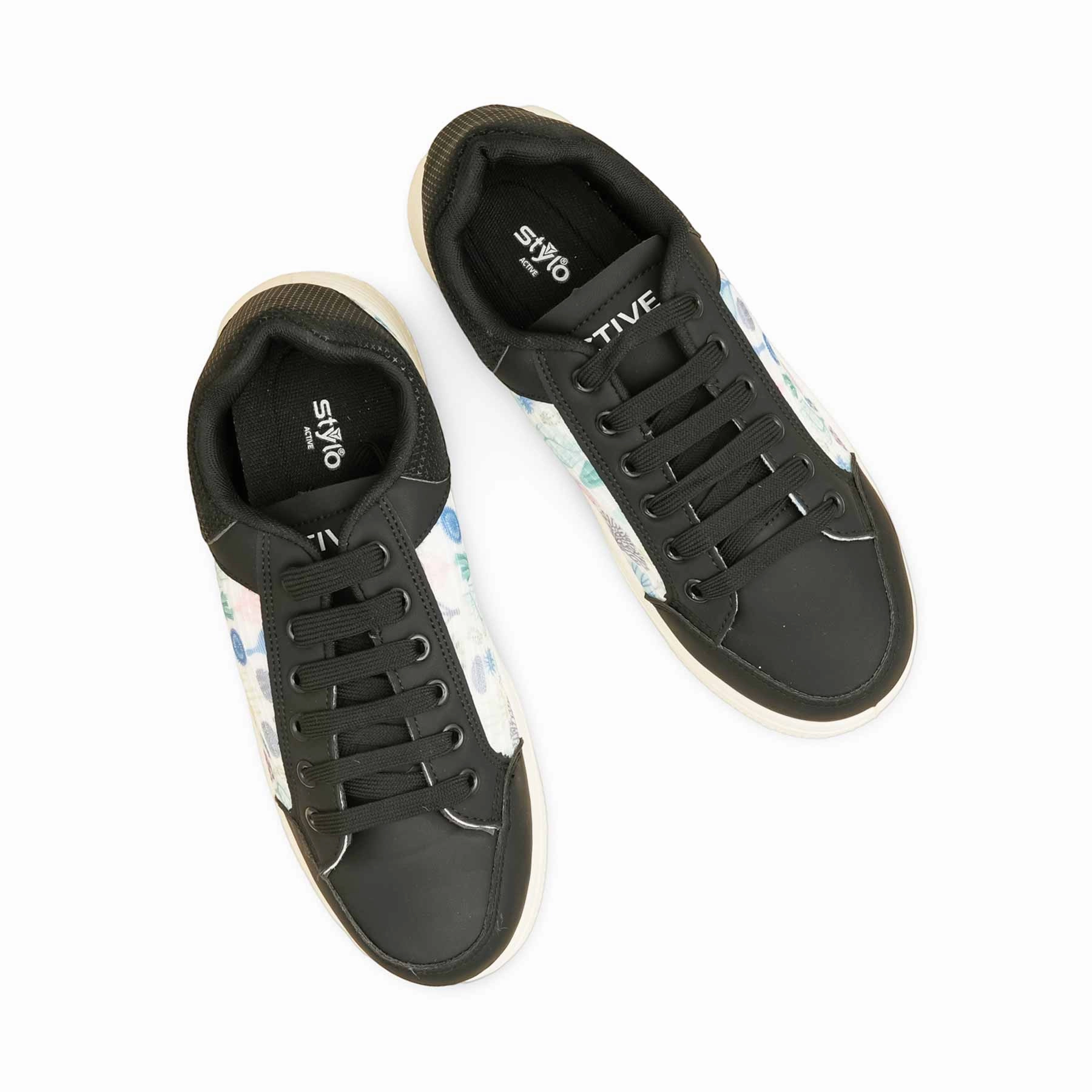 Business Casual Shoes That Feel Like Sneakers Black Casual Sneaker For Women AT7409