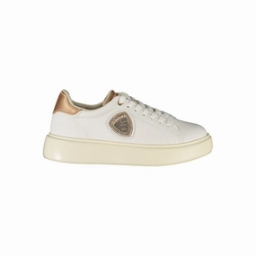 Blauer White Leather Women Sneaker Weinbrenner Casual Shoes