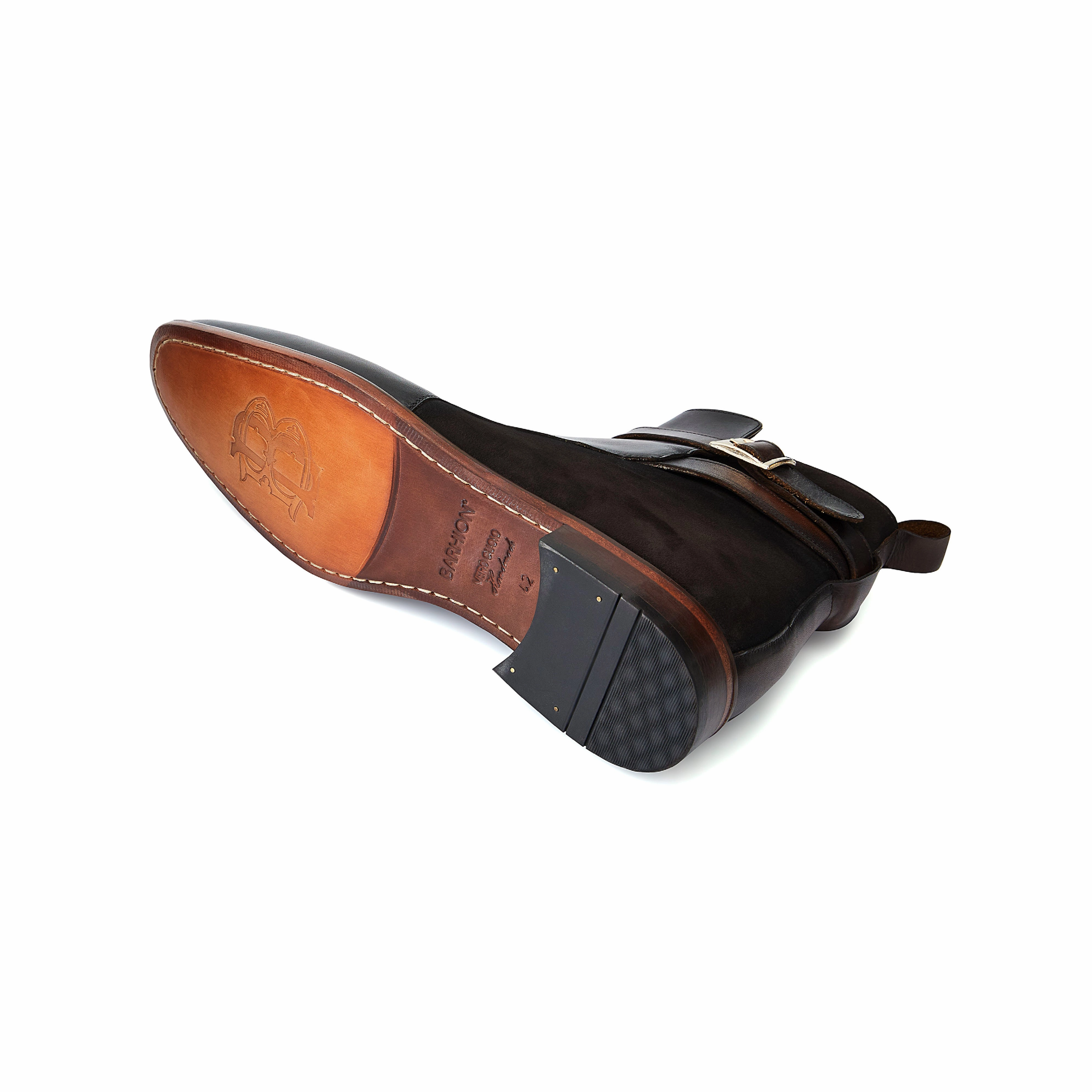 Bamboo Boots Men's Calf Leather Handmade Chelsea Boots M10002