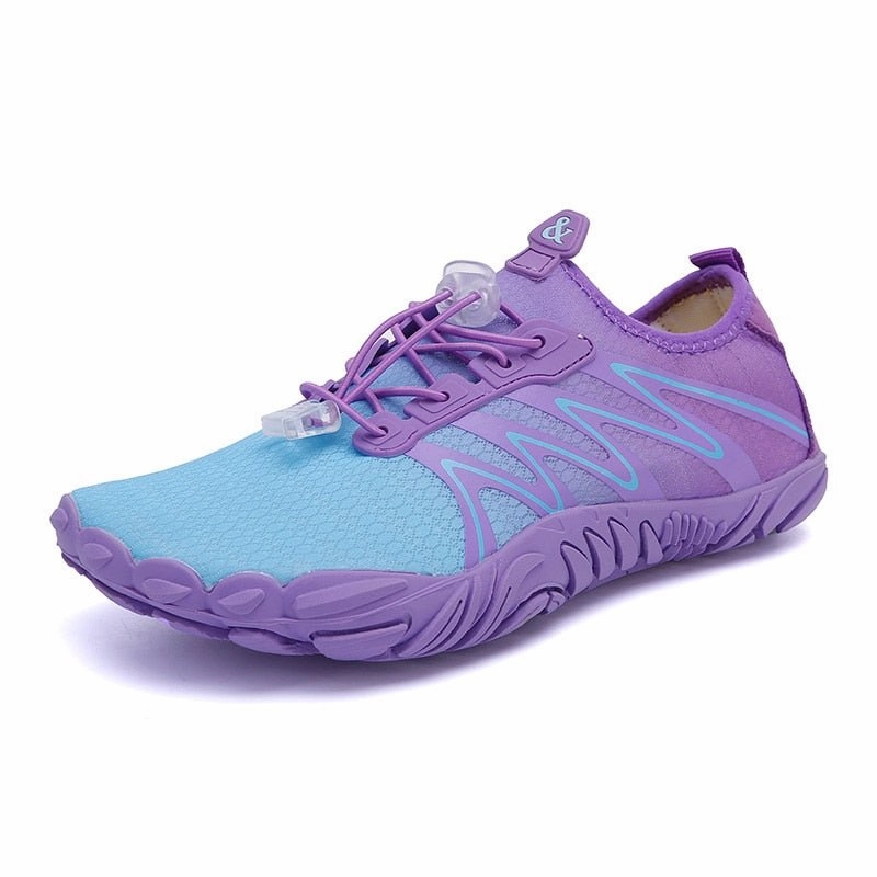 Trail Running Approach Shoes Blue Purple Trail V-Runner Pro - Universal Non-Slip Barefoot Shoes