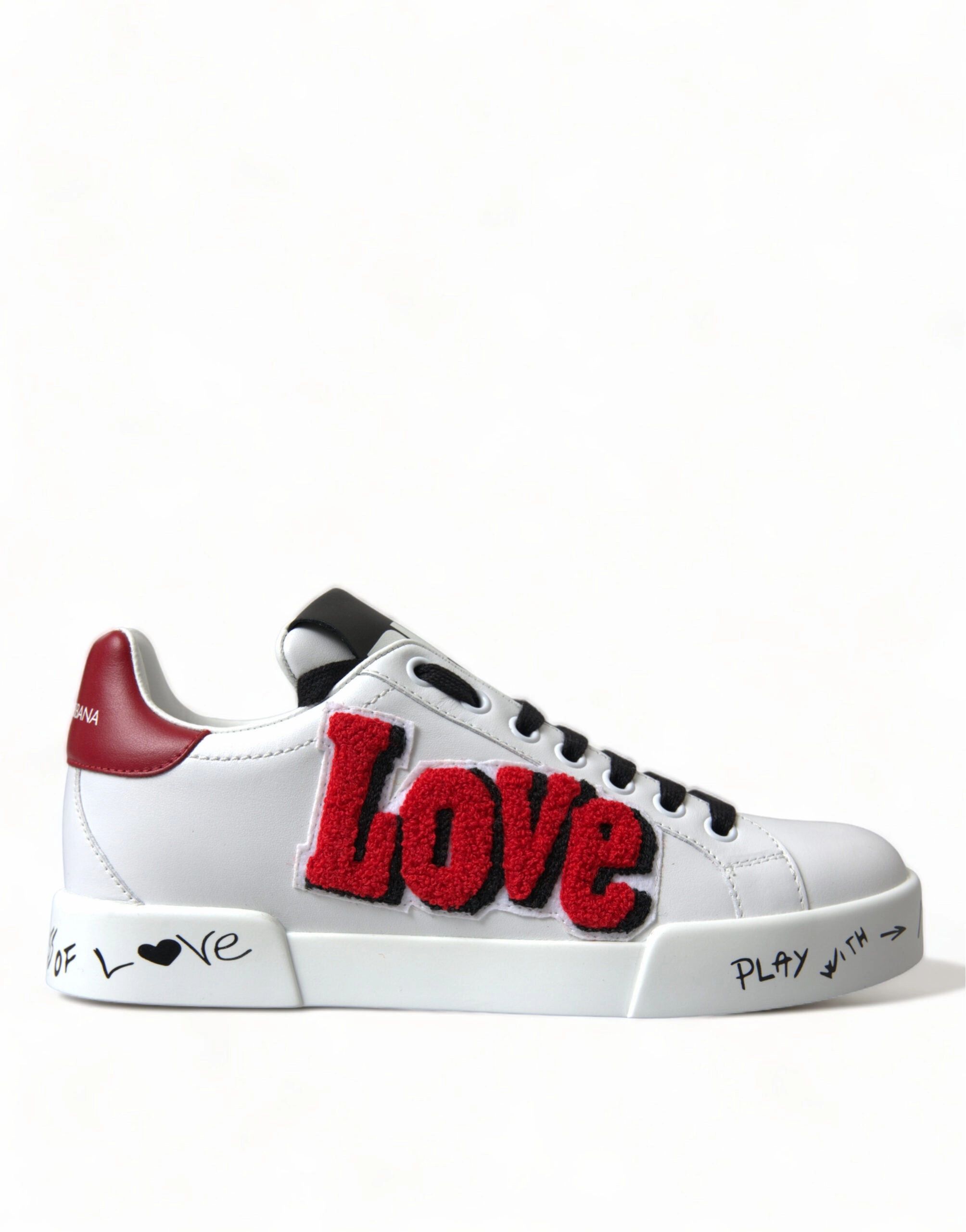 Steel Toe High Top Sneakers White Love Patch Portofino Classic Sneakers Shoes