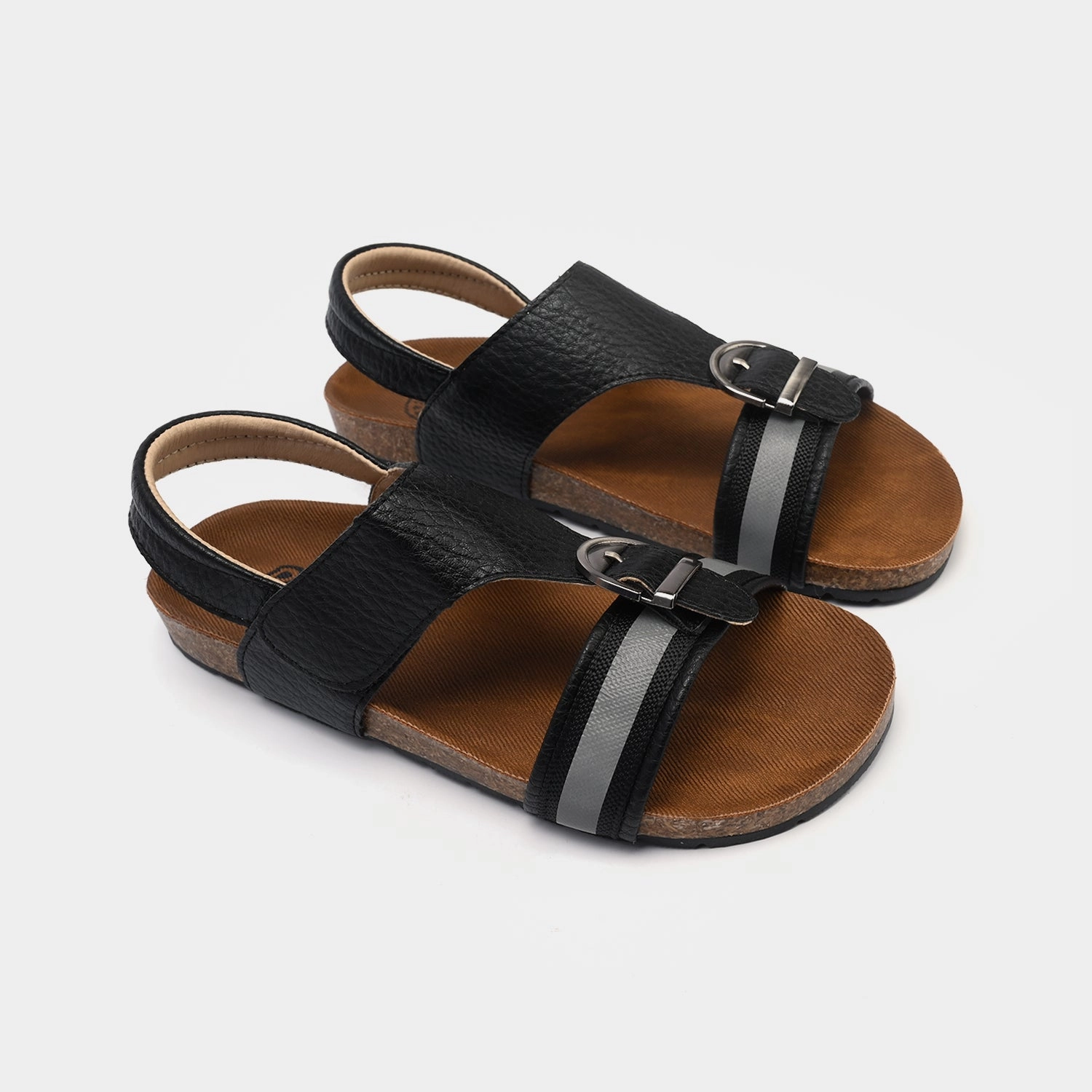 Boys Sandal XR1041-2-BLACK Cute Flat Sandals