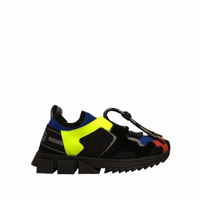 Dolce & Gabbana Multicolor Low Top Sorrento Sneakers Shoes Fear Of God Shorts With Sneakers