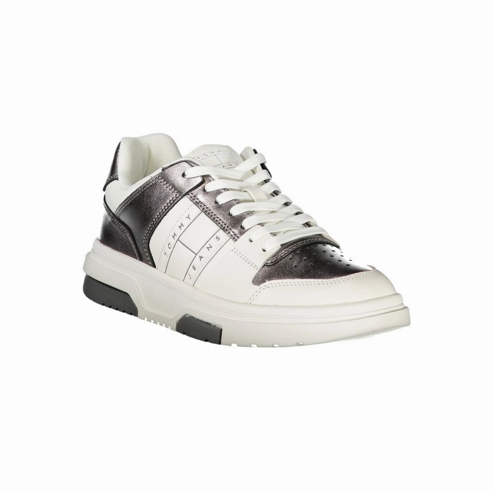 Tommy Hilfiger White Polyethylene Women Sneaker Toddler Sneakers