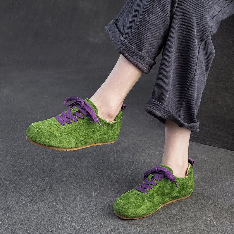 Casual Dad Shoes British Style Casual Shoes Color-contrasting Comfortable Women' Sneakers