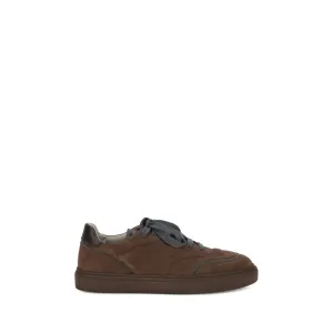 Best Walking Shoes For Flat Footed Brunello Cucinelli Brown Rubber Low Top Sneakers