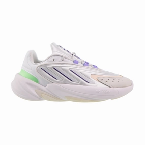 Adidas Ozelia Women's Shoes Cloud White-Dark Purple-Beam Green End Plastic Waste Adidas Shoes