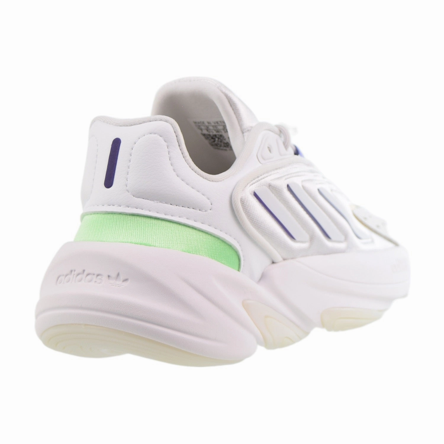 Adidas Ozelia Women's Shoes Cloud White-Dark Purple-Beam Green Adidas Flex Shoes
