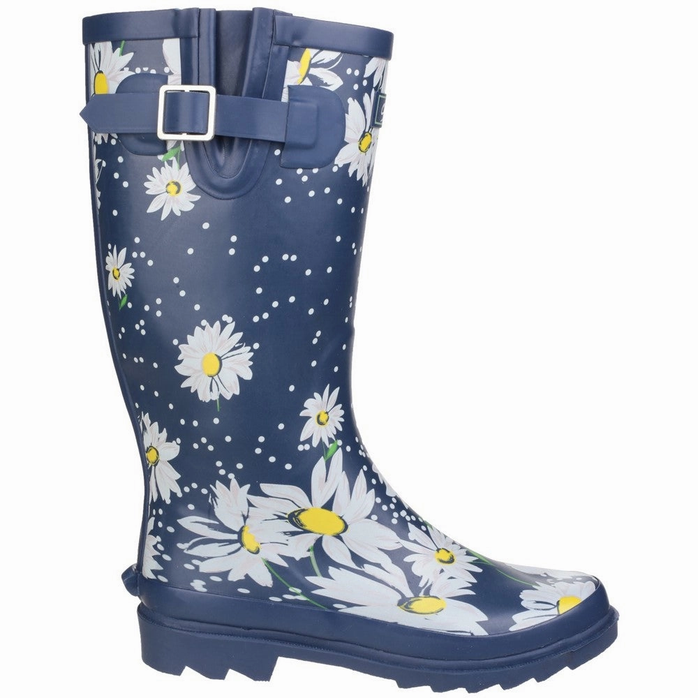 Mid Hiking Shoes Burghley Waterproof Pull On Wellingtons Daisy
