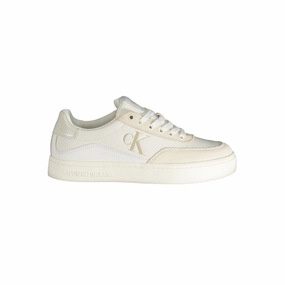 Calvin Klein White Polyester Sneaker Sneakers Usa