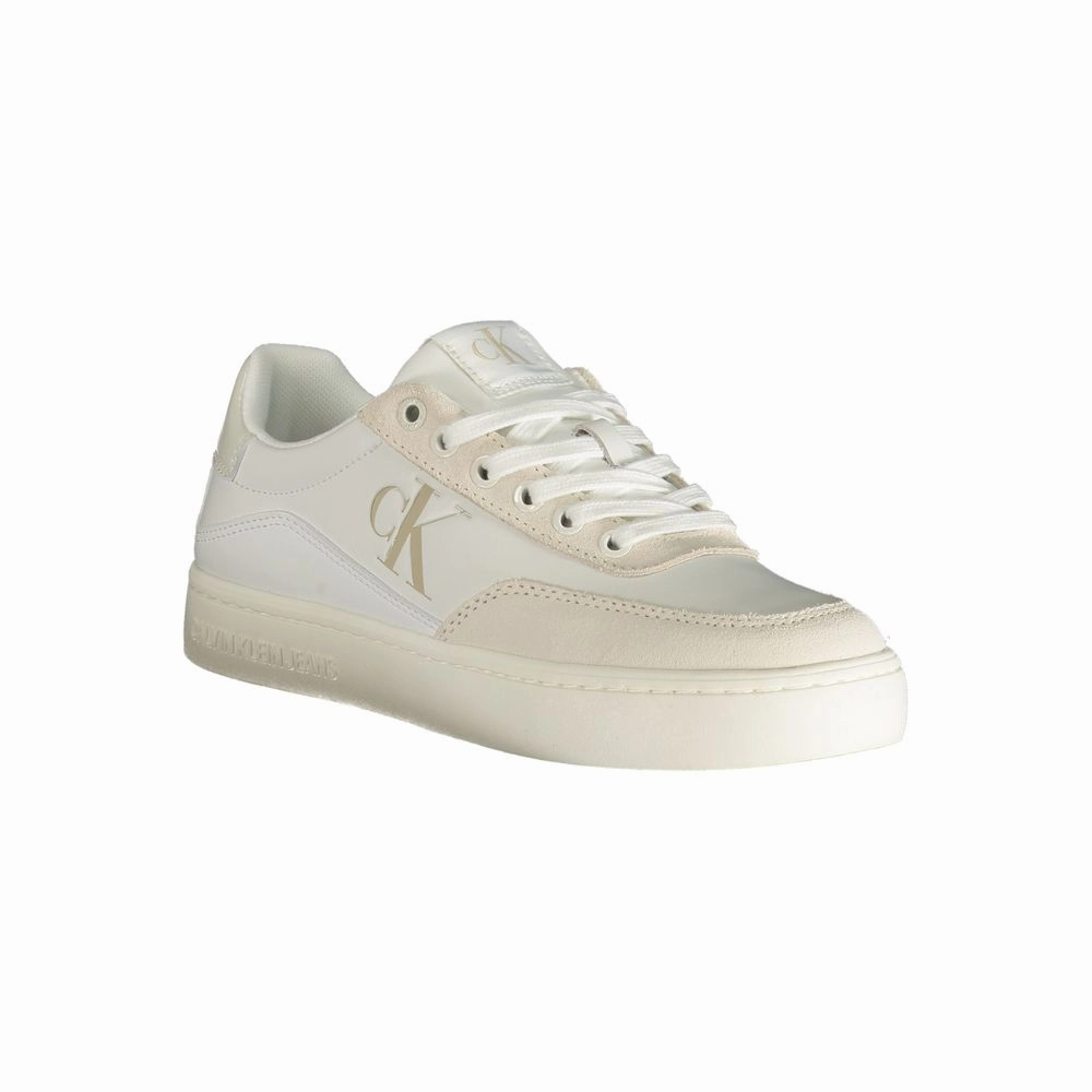 Calvin Klein White Polyester Sneaker Rei Sneakers
