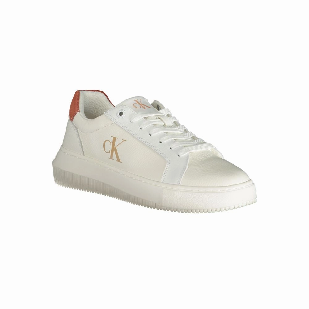 Calvin Klein White Polyethylene Women Sneaker Youtube Sneakers