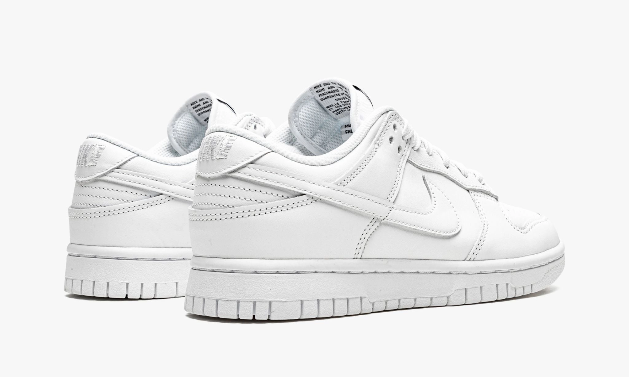 Nike Dunk Low "Triple White" Women's Asics Cricket Shoes Rubber Spikes