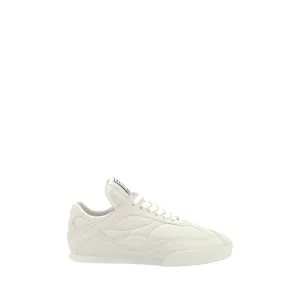 Chlo White Calf Leather Bos Taurus Low Top Sneakers Indian Flat Shoes