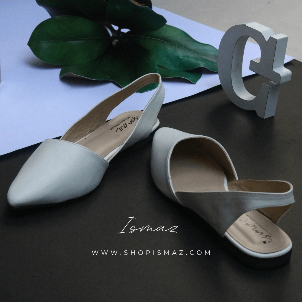 Cinderella Pointed Mule Flat Wedding Shoes Size