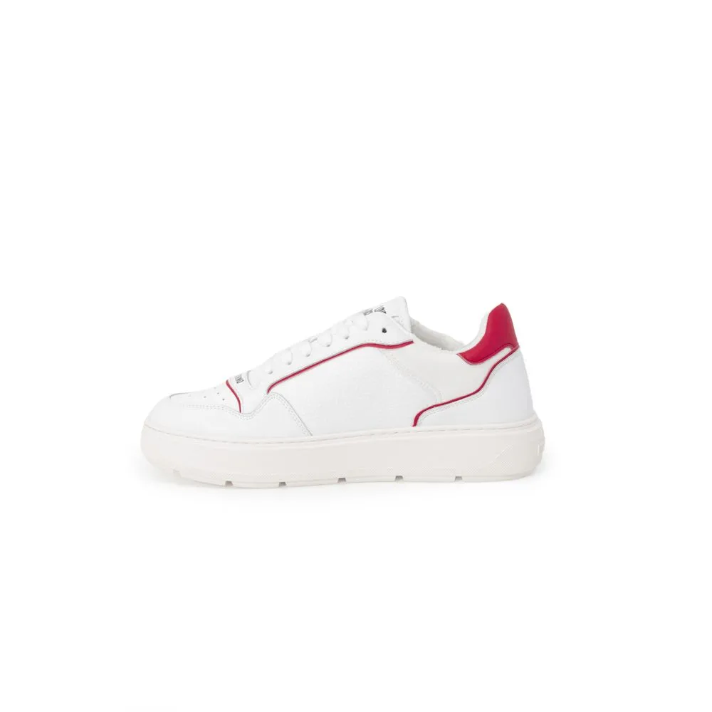 Flat Shoes Skinny Jeans Love Moschino Red Polyethylene Low Top Sneakers