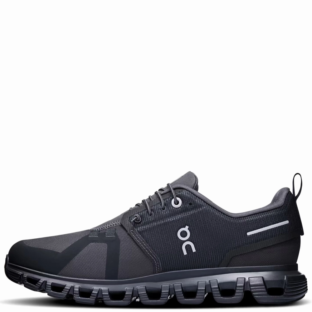 CLOUD 6 WATERPROOF BLACK Mission Leather Low Approach Shoes