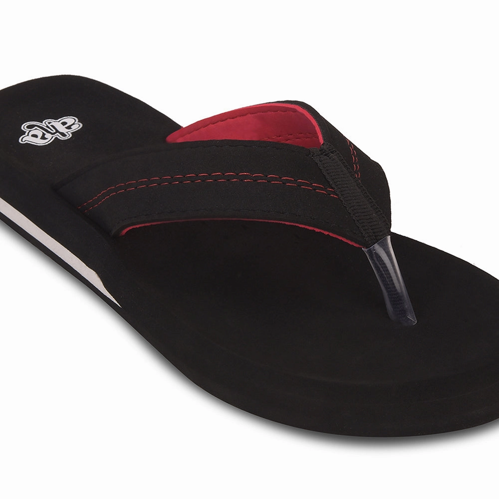 A-HA Black Casual Flip-Flops For Men EXACT By Liberty T Flip-flop