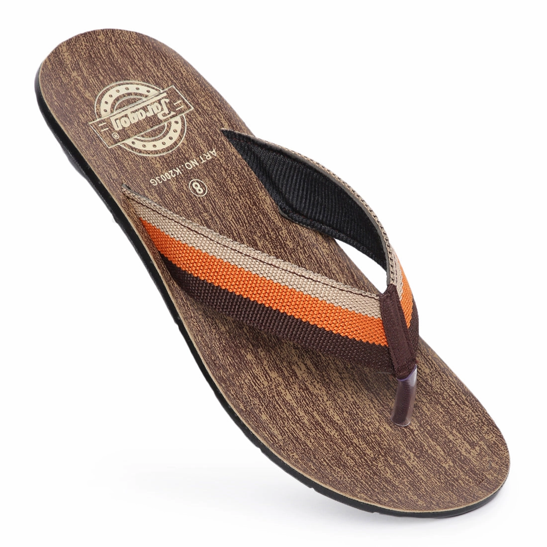 Paragon  K2003G Men Stylish Sandals | Comfortable Sandals for Daily Outdoor Use | Casual Formal Sandals with Cushioned Soles Low Wedge