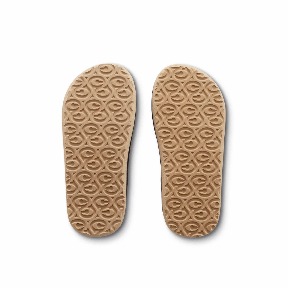 Plantar Fascia Flip Flops Cobian Kids Floater2 Jr. FlipFlops - Black