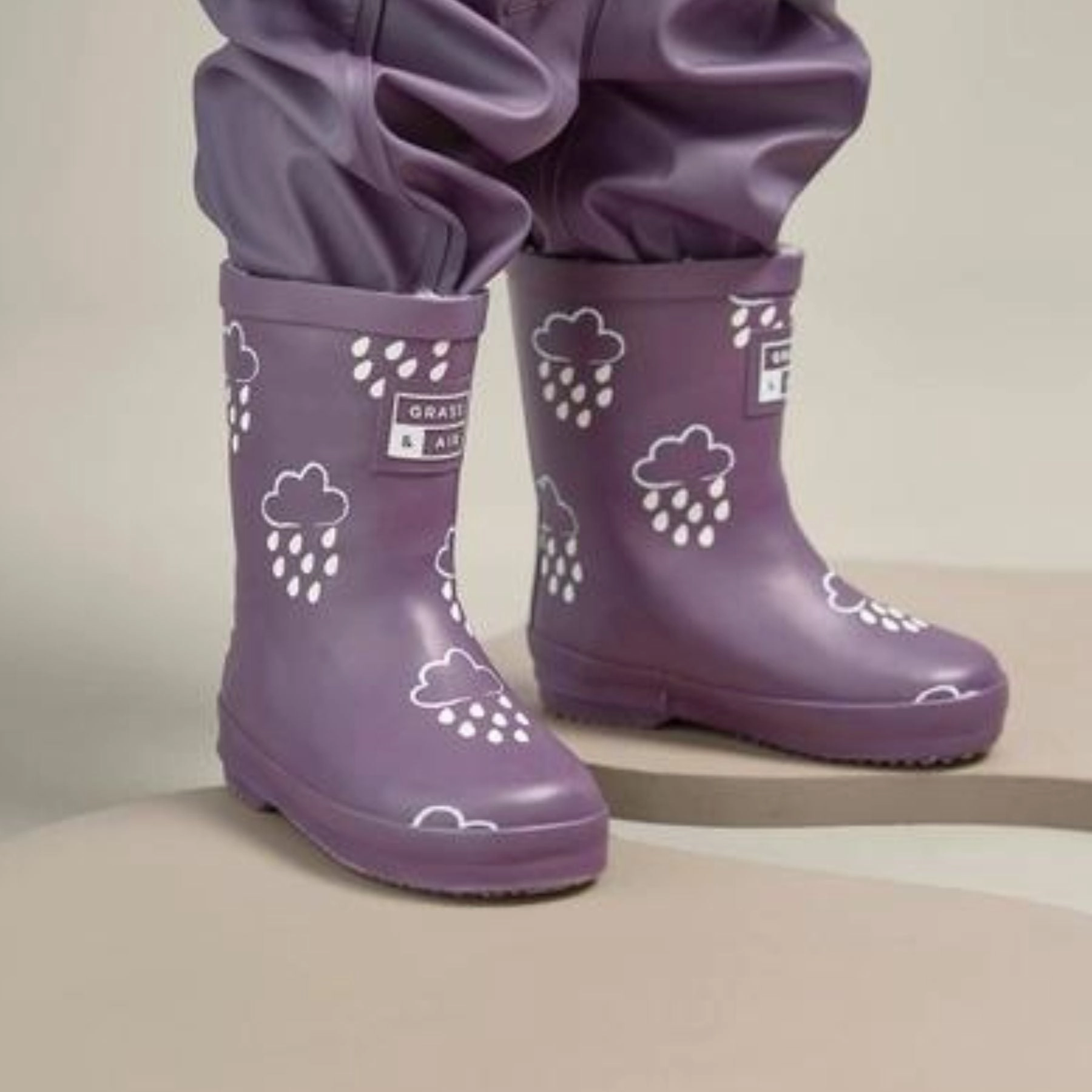 Colour-Changing Fall Rain Boots - Amethyst 4mm Drop Running Shoes